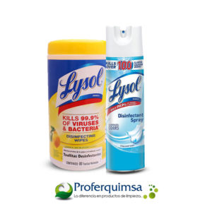 SPRAY & TOALLITAS LYSOL