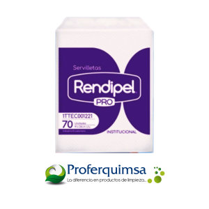 SERVILLETA RENDIPEL 70 UNDS