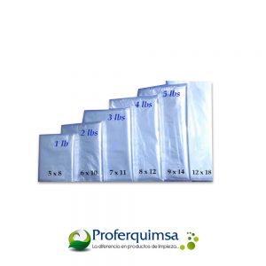 FUNDAS TRANSPARENTES 100 UNDS
