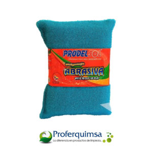ESPONJA ABRASIVA MICROFIBRA