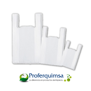 FUNDAS CAMISETA BLANCA 100 UNDS