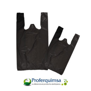 FUNDAS CAMISETA NEGRA 100 UNDS