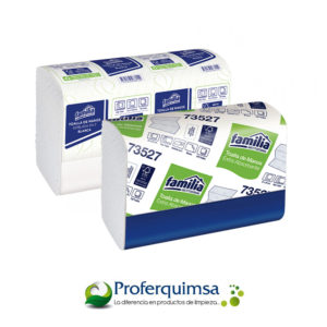 TOALLA FAMILIA EN Z DOBLE-TRIPLE HOJA NATURAL