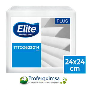 SERVILLETA ELITE BLANCA 24 x 24