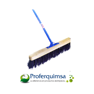 ESCOBA-CEPILLO PLÁSTICO CERDAS DURAS